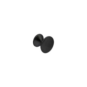 Bouton de meuble en zamac finition noir mat d 25 mm – Zamak