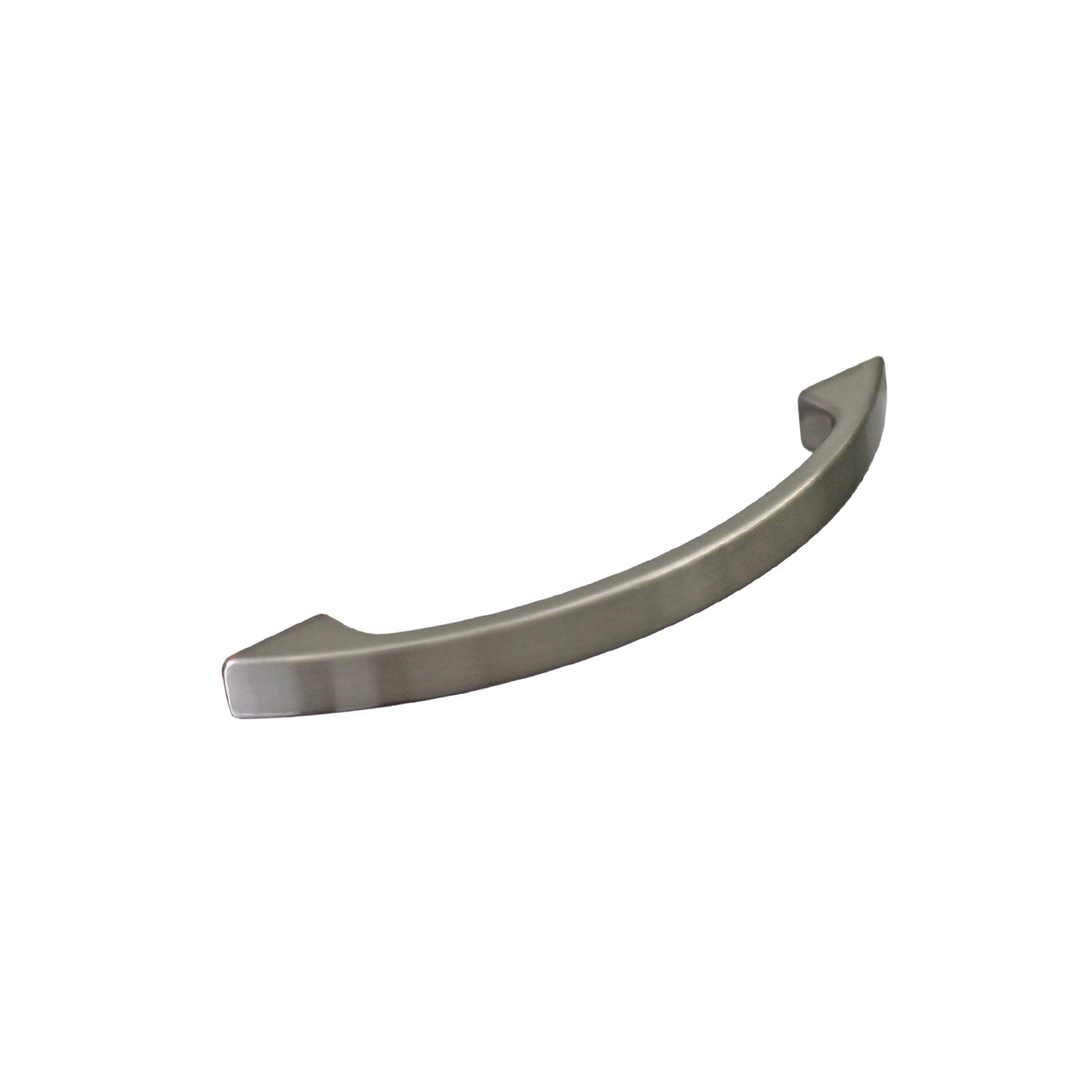 Poignée de meuble en zamac finition nickel satiné e 96 mm - Gris / argent, Zamak