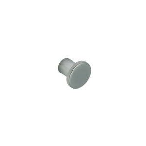 Bouton de meuble en zamac finition chrome mat d 24 mm – Gris / argent, Zamak