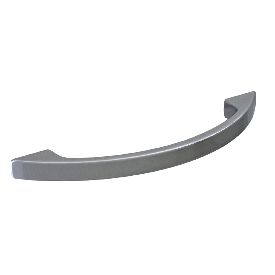 Poignée de meuble en zamac finition chrome brillant e 128 mm - Gris / argent, Zamak