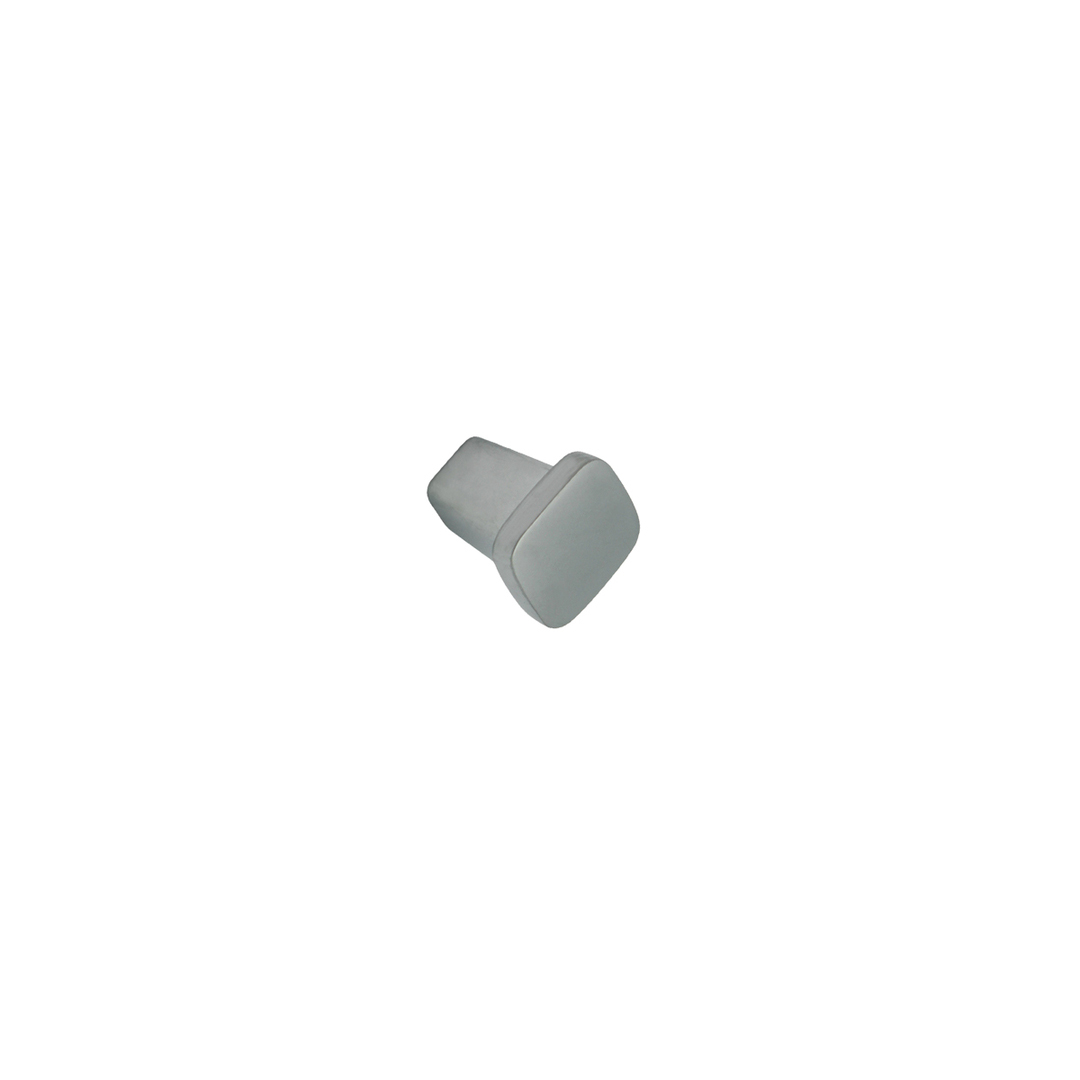 Bouton de meuble en zamac finition chrome mat d 22 mm - Gris / argent, Zamak