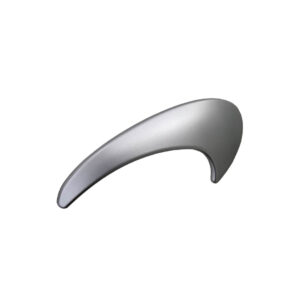 Poignée de meuble en ABS chrome mat entraxes 32 mm – Gris / argent