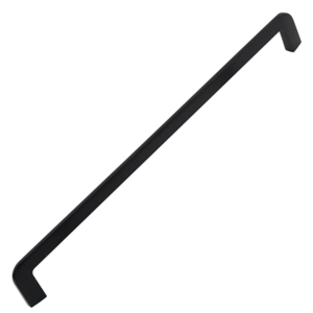 Poignée de meuble zamac entraxe 192 mm peint noir mat lot de 12 piéces - Zamak