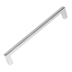 Poignée de meuble zamac entraxe  160 mm chrome lot de 12 piéces – Gris / argent, Zamak