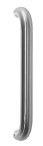 Poignée de tirage Diamètre 20 mm – Entraxe=200 mm – INOX 304 Brossé grain 240 – Gris / argent, Acier inoxydable