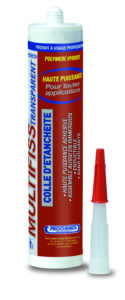 Colle élastique d’étanchéité 100 % MS polymère qualité premium, Couleur Gris. – Gris / argent
