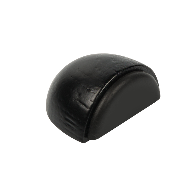 Butée de porte en bois lacqué noir 49x38 mm lot de 24 piéces