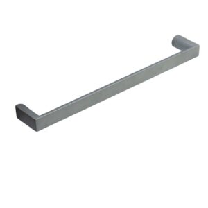 Poignée de meuble en zamac finition chrome mat e 160 mm – Gris / argent, Zamak