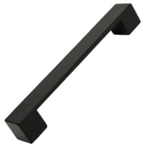 Poignée de meuble abs entraxe 160 mm peint noir mat lot de 24 piéces