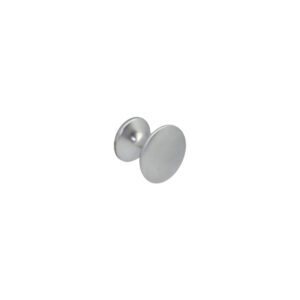 Bouton de meuble en zamac finition chrome mat diamètre 25 mm – Gris / argent, Zamak