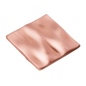 Bouton de meuble zamac diamètre 40×40 mm cuivre satiné lot de 12 piéces – Rose, Zamak