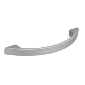 Poignée de meuble en zamac finition chrome mat e 128 mm – Gris / argent, Zamak