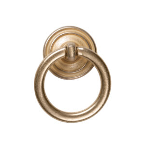 Bouton de meuble anneau zamac diamètre 32 mm or inca lot de 36 piéces – Jaune / doré, Zamak