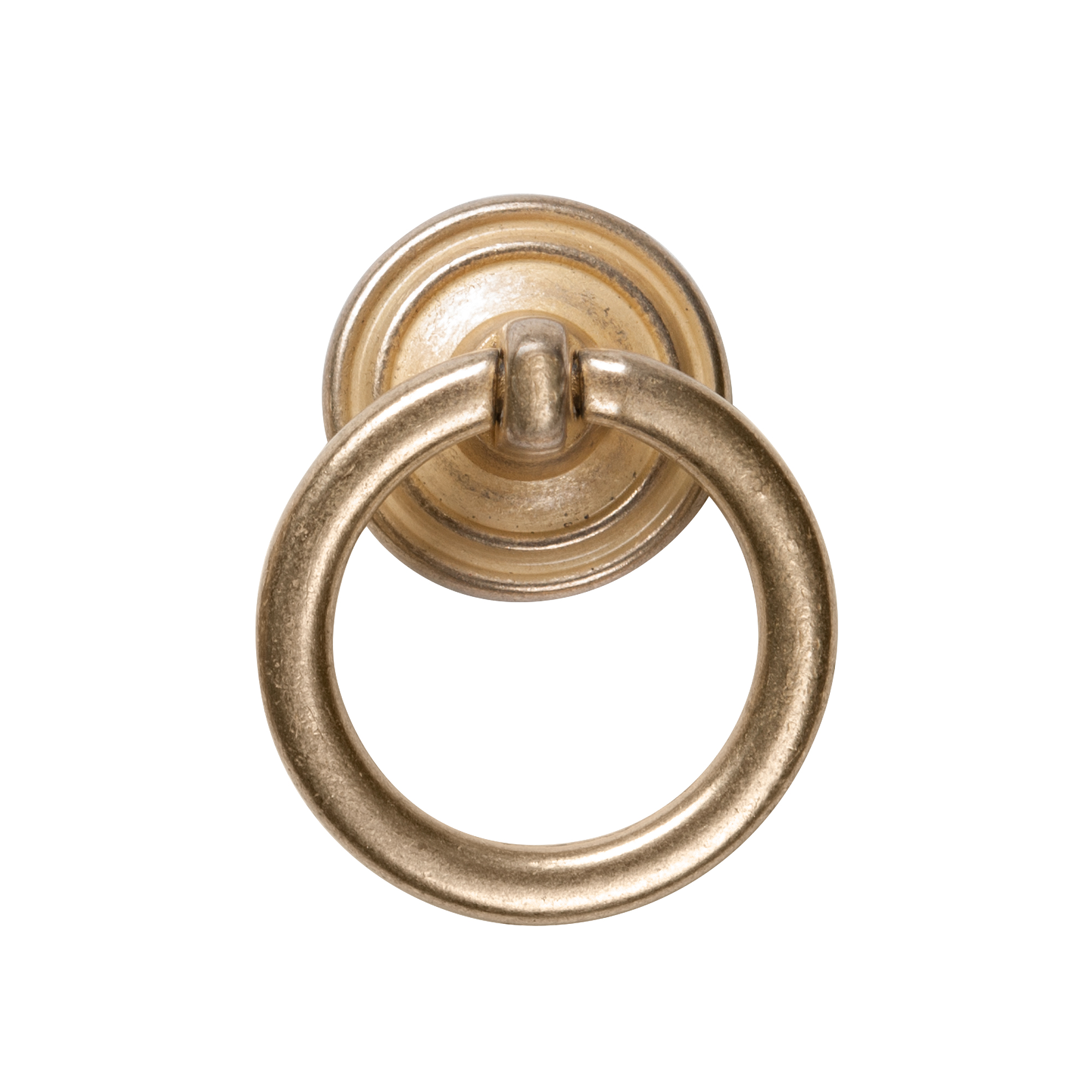Bouton de meuble anneau zamac diamètre 32 mm or inca lot de 36 piéces - Jaune / doré, Zamak