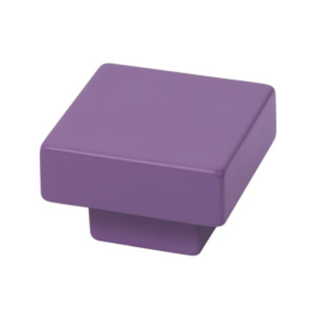 Bouton de meuble abs diamètre 30x30 mm peint violet lot de 36 piéces