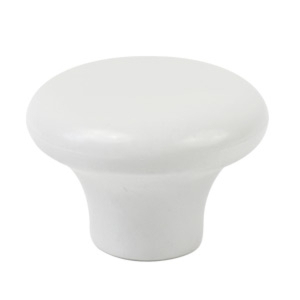Bouton de meuble abs diamètre 30 mm injecté en blanc lot de 75 piéces