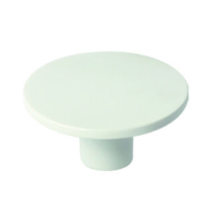 Bouton de meuble abs diamètre 60 mm peint blanc mat  lot de 24 piéces