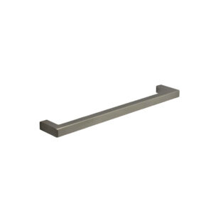 Poignée de meuble en zamac finition nickel satiné e 160 mm – Gris / argent, Zamak