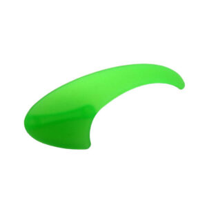 Poignée de meuble en ABS vert menthe transparent entraxes 32 mm