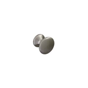 Bouton de meuble en zamac finition nickel satiné diamètre 25 mm – Gris / argent, Zamak