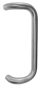 Poignée de tirage Diamètre 32 mm – Entraxe=350 mm – INOX 304 Laqué RAL 9005 Noir Mat – Acier inoxydable