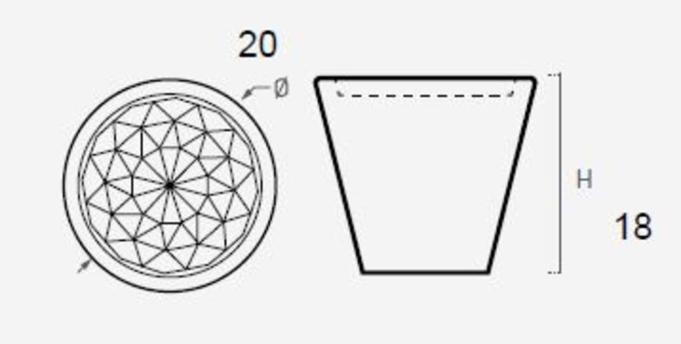 Bouton de meuble cristal diamètre 20 mm en verre incrusté lot de 24 piéces - Incolore / transparent – Image 2