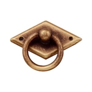 Bouton de meuble zamac anneau diamètre 48 mm en bronze mat lot de 24 piéces – Orange / cuivré, Zamak