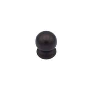 Bouton tirant de porte fixe Ø50 mm en aluminium  Marron foncé – breveté