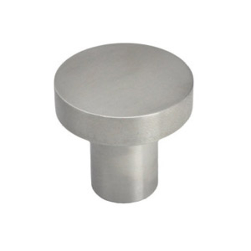 Bouton de meuble acier inox diamètre 25 mm lot de 12 piéces - Gris / argent, Acier inoxydable