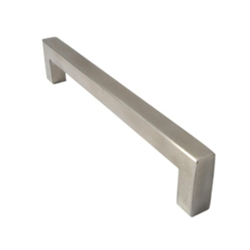 Poignée pour meubles, LOT DE 24, Matière Acier inox, Style Contemporain, Entraxe 128, Finition Nickel Brossé