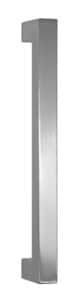 Poignée de tirage Carrée 20×20 mm – Entraxe=200 mm – INOX 304 poli – Gris / argent, Acier inoxydable