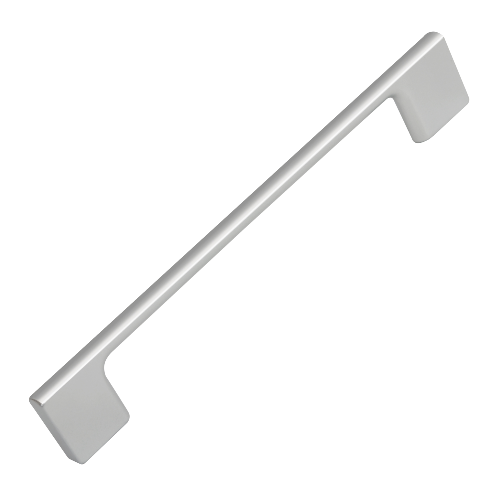 Poignée de meuble abs entraxe 160 mm peint chrome mat lot de 36 piéces - Gris / argent