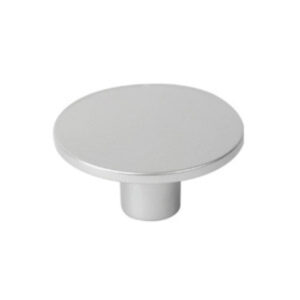Bouton de meuble abs diamètre  40 mm  peint chrome mat lot de 36 piéces – Gris / argent