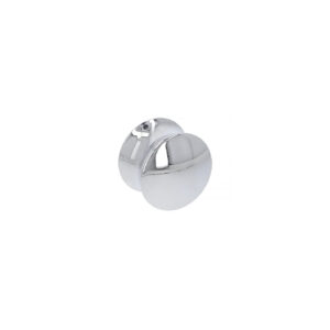 Bouton pour meuble en zamac Diamètre 30mm chrome poli – Gris / argent, Zamak