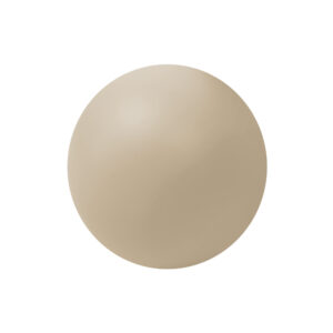 Bouton de meuble bois diamètre 50 mm  laqué sable lot de 24 piéces – Beige