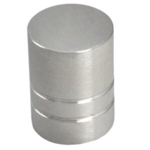 Bouton de meuble acier inox diamètre 15 mm lot de 24 piéces – Gris / argent, Acier inoxydable