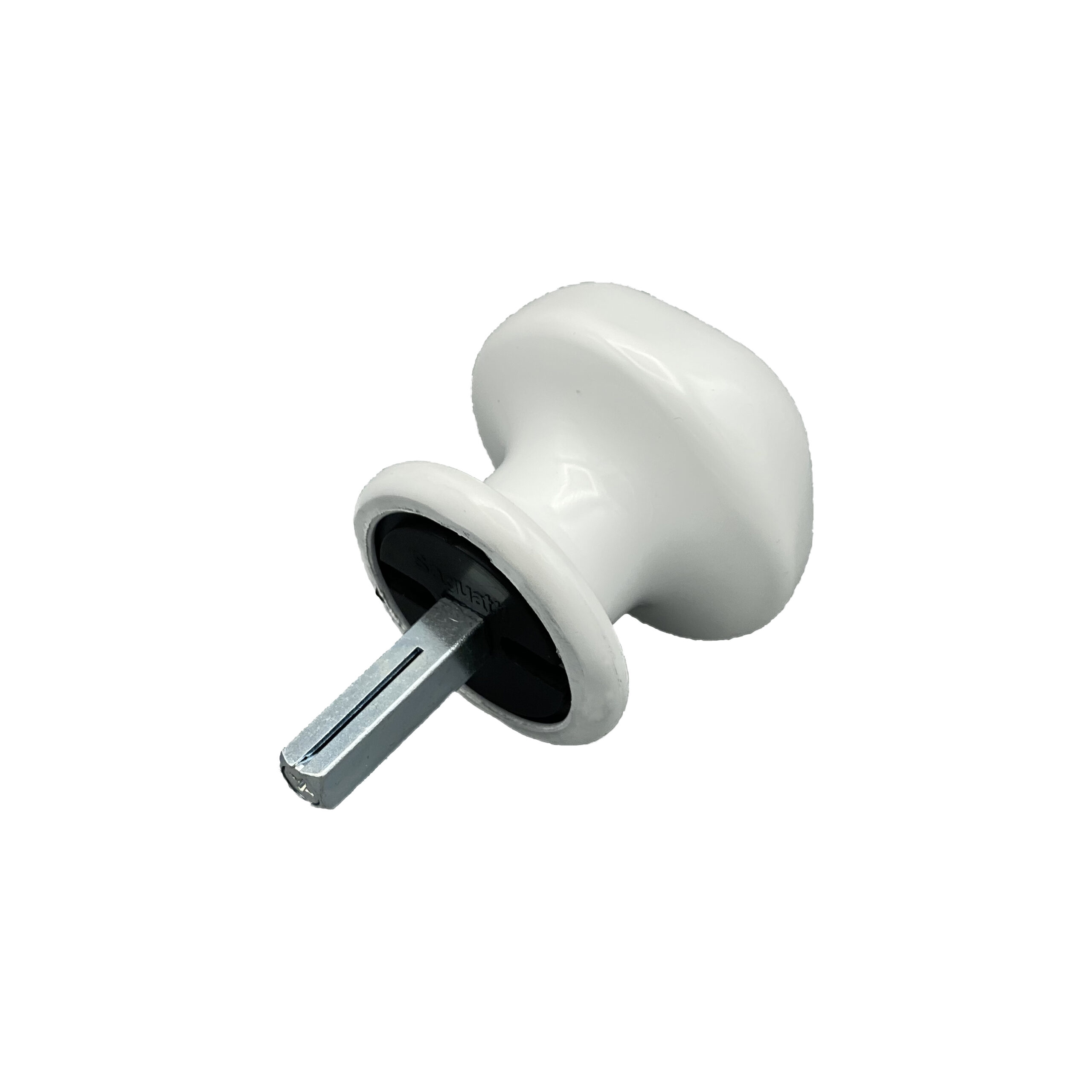 Bouton De Porte Ø60 mm en Aluminium BLANC RAL 9010. – Image 2