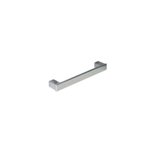 Poignée de meuble en zamac finition chrome brillant e 96 mm – Gris / argent, Zamak