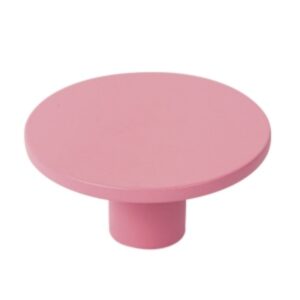 Bouton de meuble abs diamètre 60 mm peint rose lot de 24 piéces