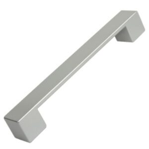 Poignée de meuble abs entraxe  160 mm peint chrome mat  lot de 24 piéces – Gris / argent