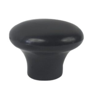 Bouton de meuble abs diamètre 30 mm  injecté en noir lot de 75 piéces
