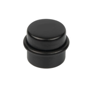 Butée de porte en bois lacqué noir diamètre 37 mm lot de 30 piéces