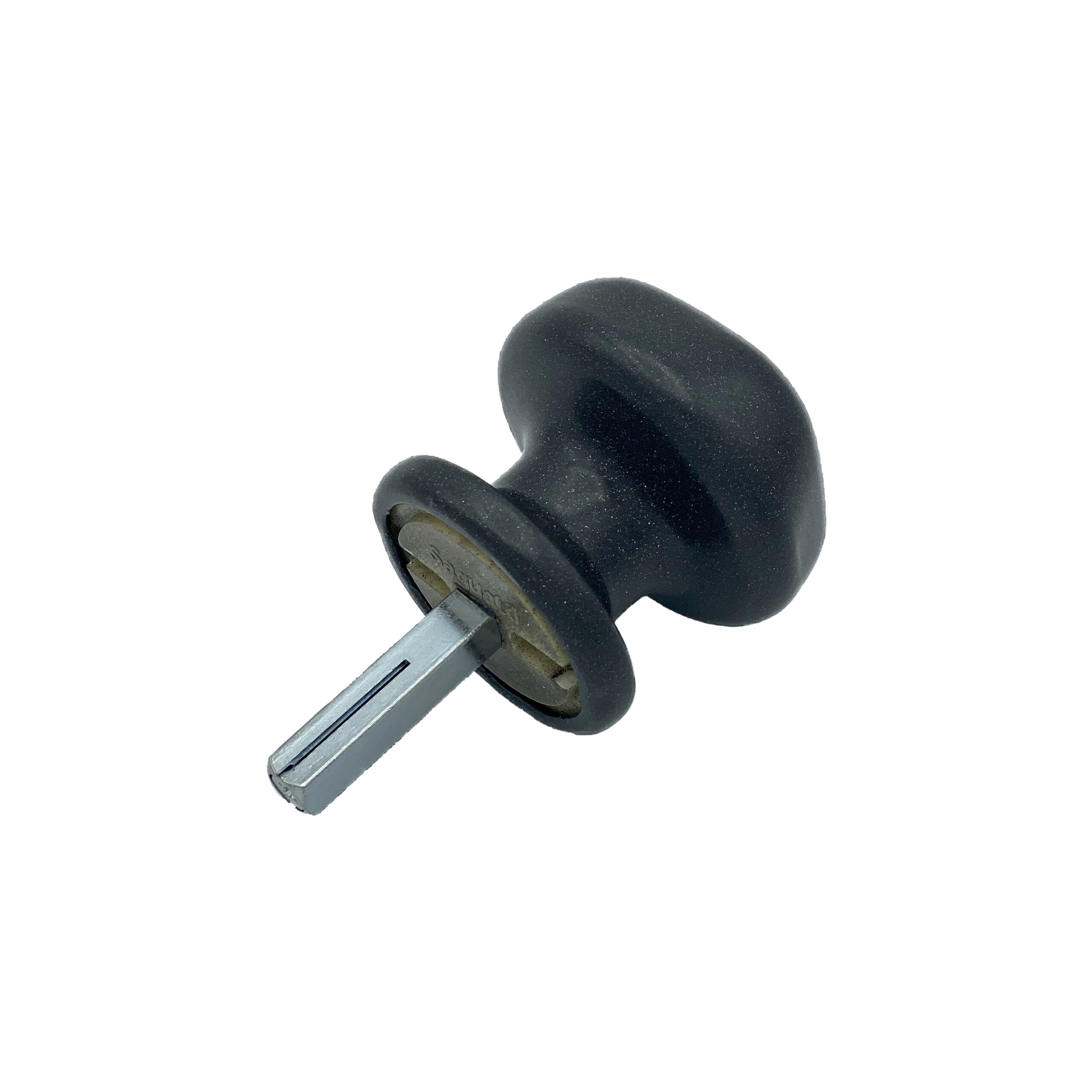 Bouton de Porte Ø60 mm en Aluminium GRIS ANTIQUE. - Gris / argent – Image 2