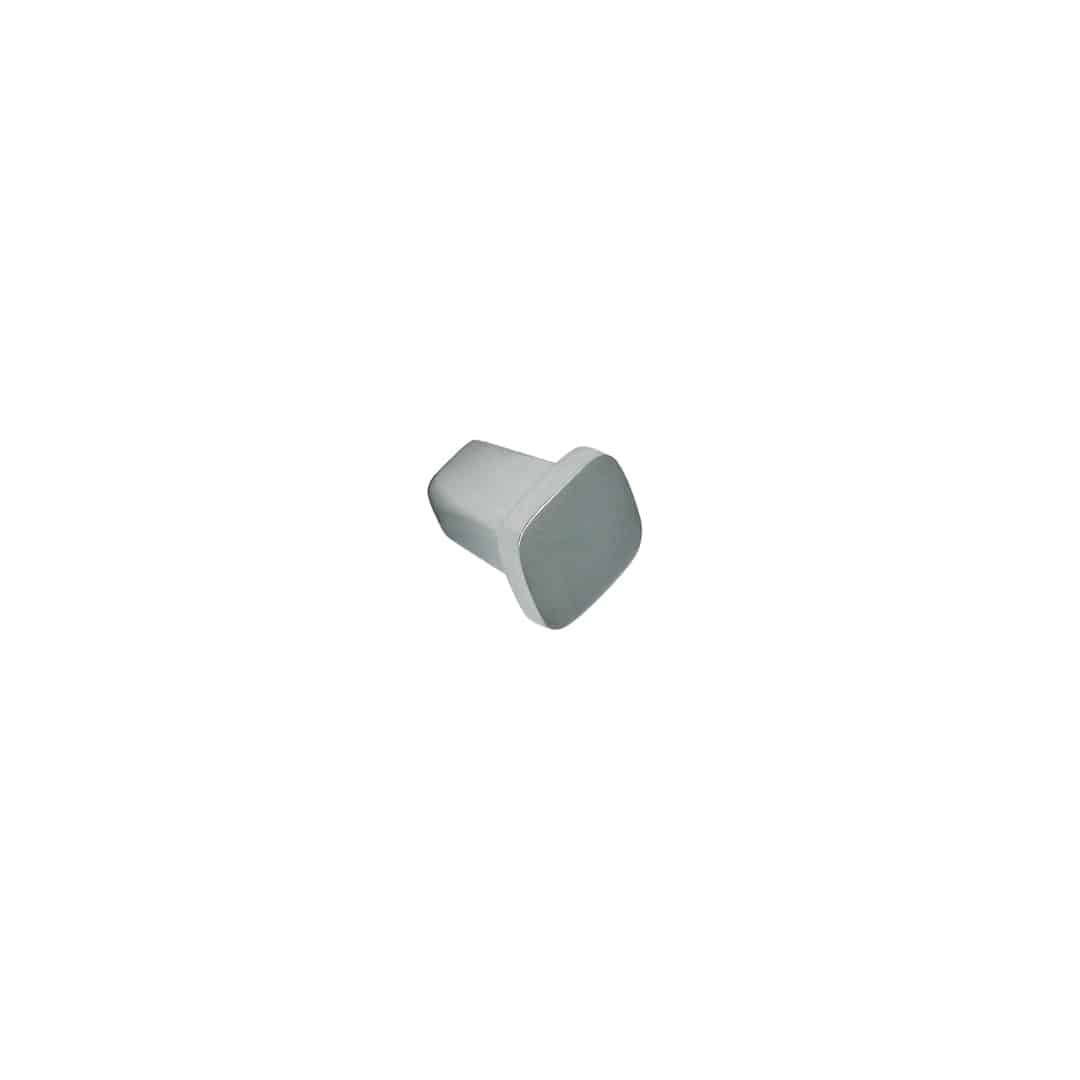 Bouton de meuble en zamac finition chrome brillant d 22 mm - Gris / argent, Zamak