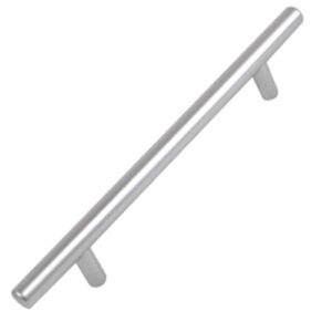 Poignée de meuble abs entraxe  128 mm abs peint chrome mat lot de 36 piéces – Gris / argent