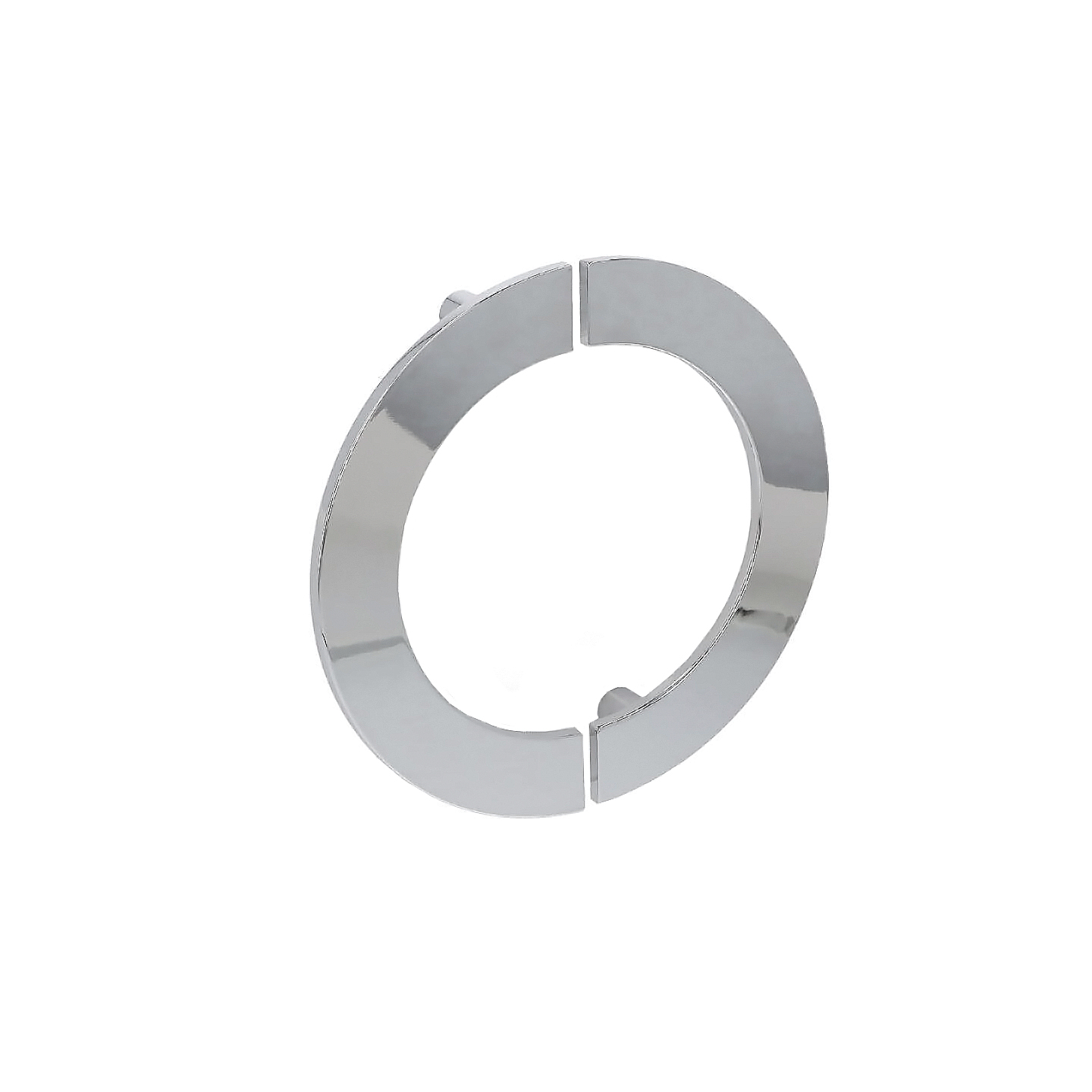 Poignée pour meubles en zamac Entraxe 132mm chrome poli - Gris / argent, Zamak