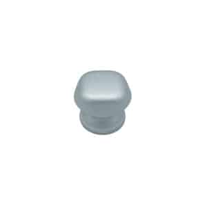 Bouton tirant de porte fixe Ø60 mm en aluminium Gris argent – breveté – Gris / argent