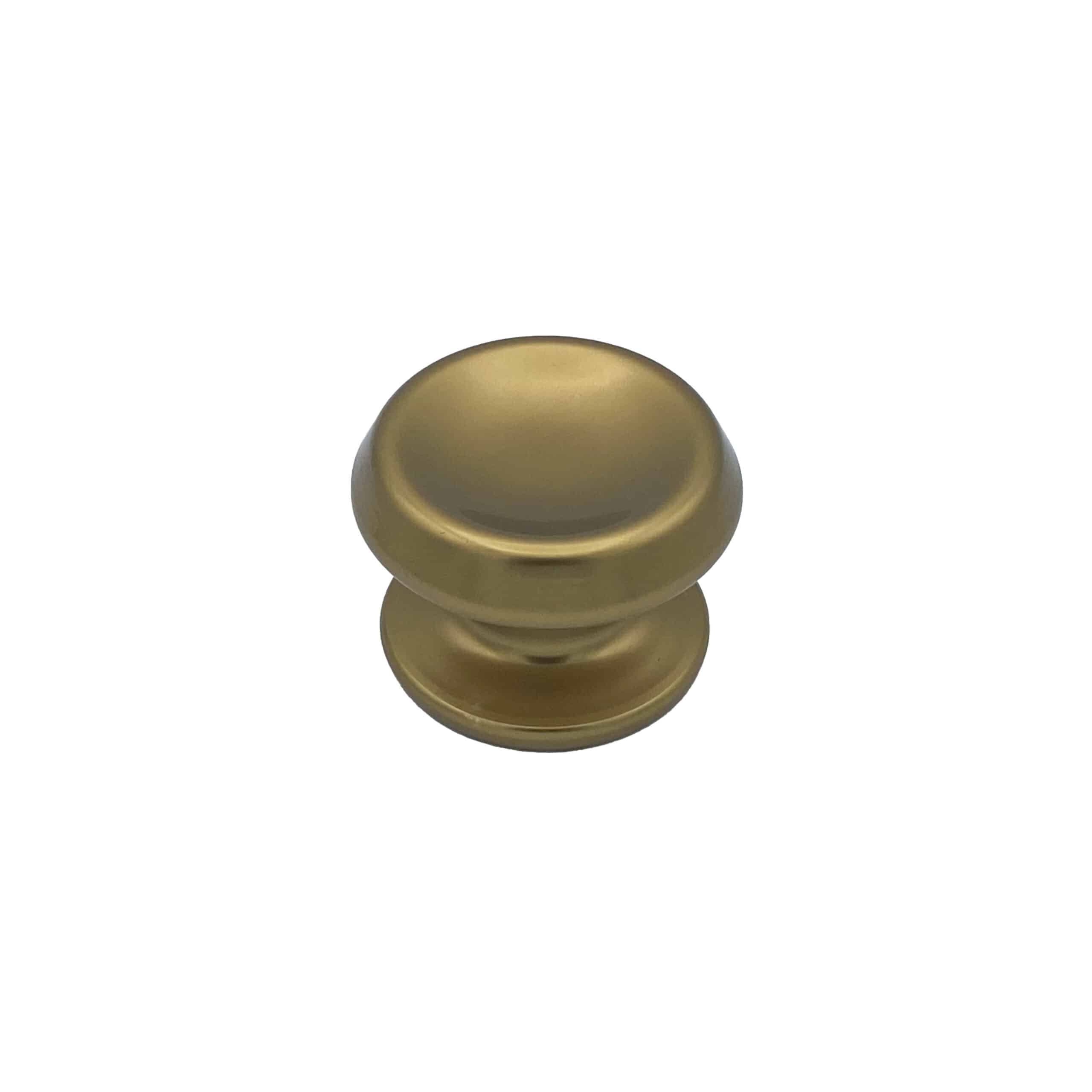 Bouton tirant de porte fixe Ø80 mm en aluminium Bronze poli - breveté - lot de 6 Bouton - Orange / cuivré