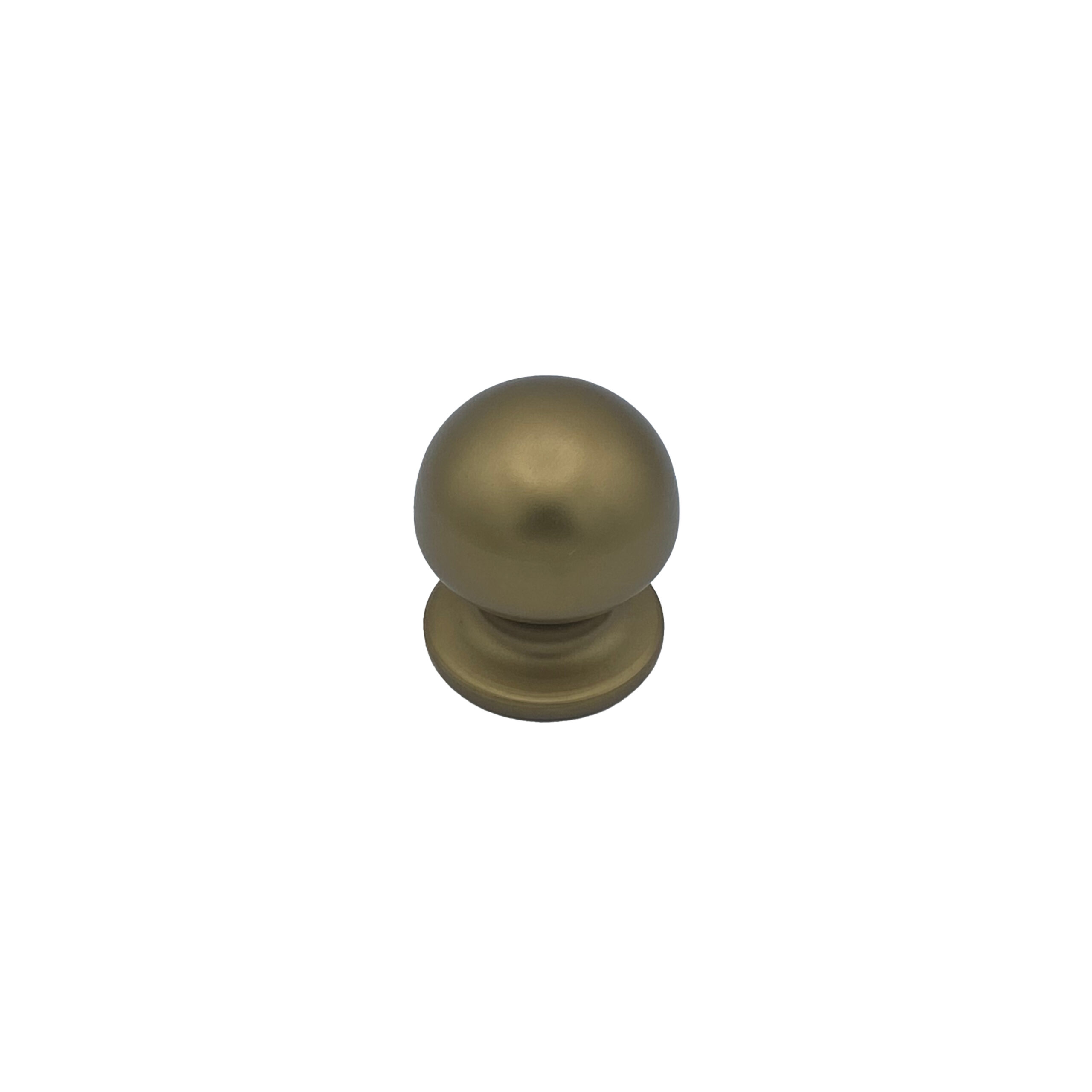 Bouton tirant de porte fixe Ø50 mm en aluminium Bronze satiné - breveté - Orange / cuivré