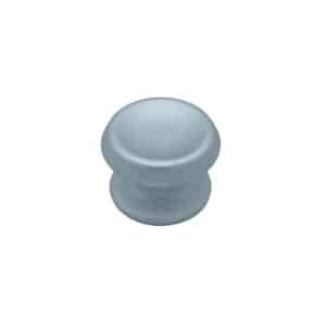 Bouton tirant de porte fixe Ø80 mm en aluminium Gris argent – breveté – lot de 6 Bouton – Gris / argent